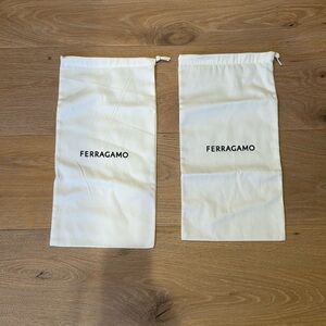 Ferragamo canvas dust/shoe bags